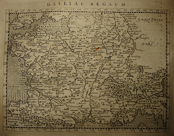 Magini Giovanni Antonio Galliae Regnum 1620 Padova 